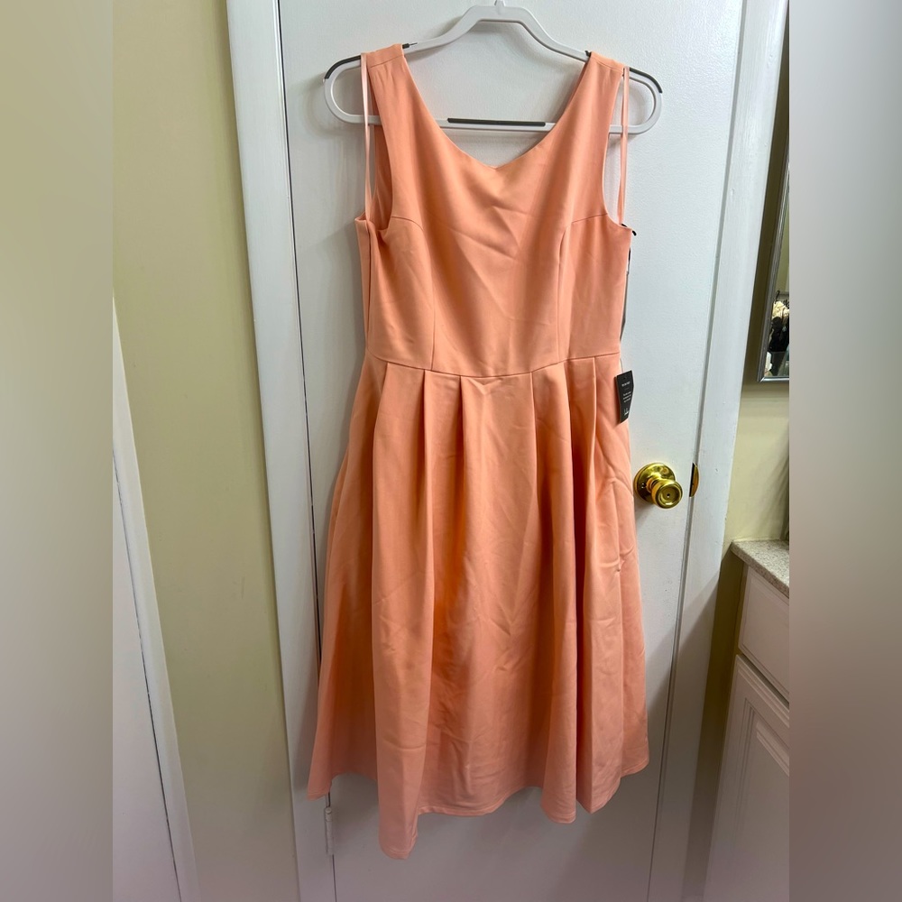 Lulus pink skater dress
